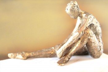 Bronze von Margret M. Hübschen (Maße 11 x 17 x 7 cm)