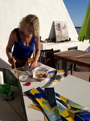 painting outdoor Lanzarote